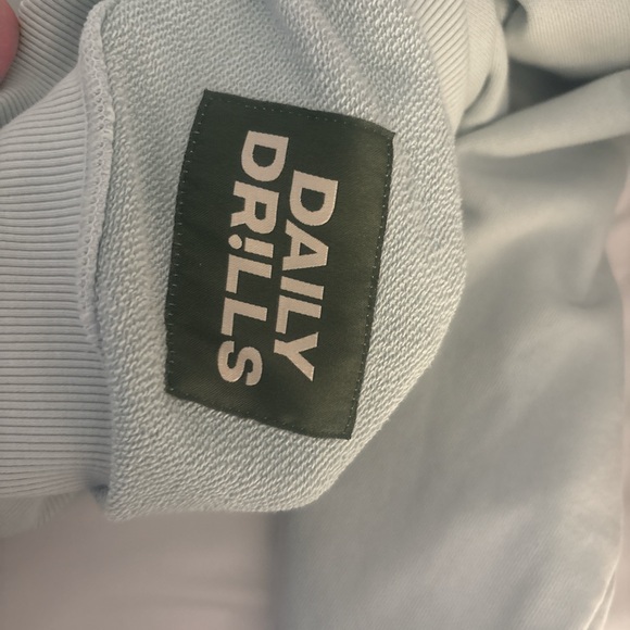 Daily Drills Light Blue Shorts and Sweatshirt Set - Picture 3 of 3